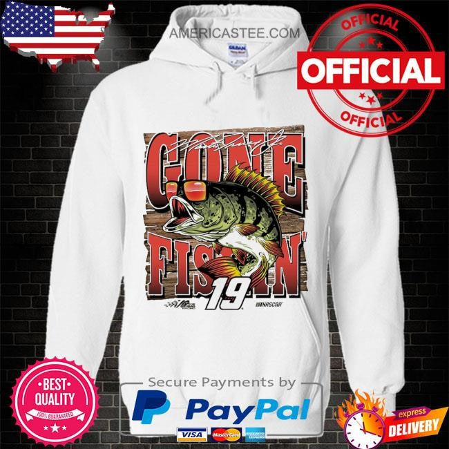 Martin truex jr joe gibbs racing team collection gone fishin’ shirt