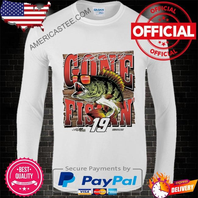 Martin truex jr joe gibbs racing team collection gone fishin’ shirt