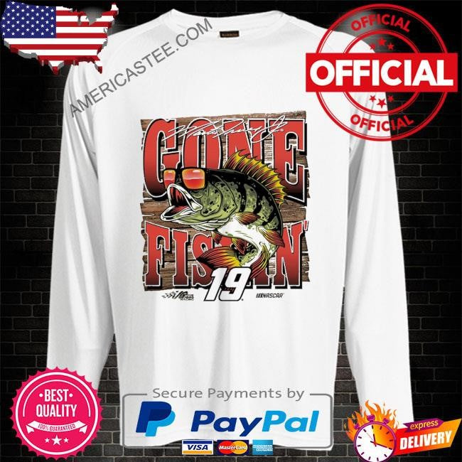 Martin truex jr joe gibbs racing team collection gone fishin’ shirt
