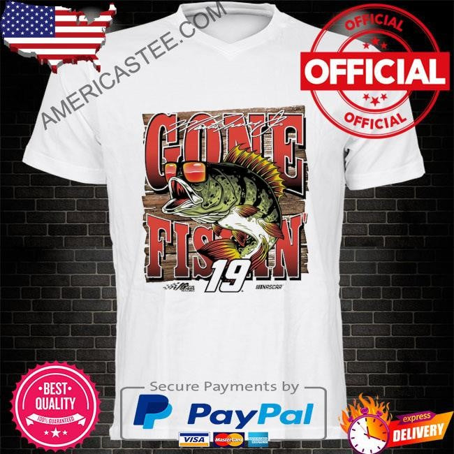 Martin truex jr joe gibbs racing team collection gone fishin’ shirt