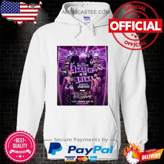 Matchup monday – anarchy in the arena team elite vs team aew – aew double or nothing variant art print shirt
