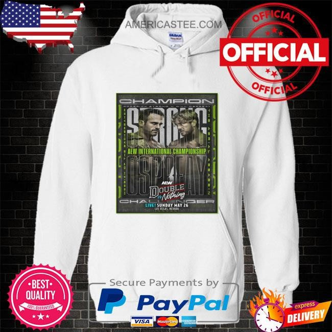 Matchup monday – roderick strong vs will ospreay – aew double or nothing limited art print shirt