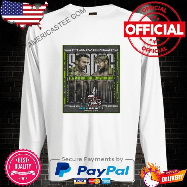 Matchup monday – roderick strong vs will ospreay – aew double or nothing limited art print shirt