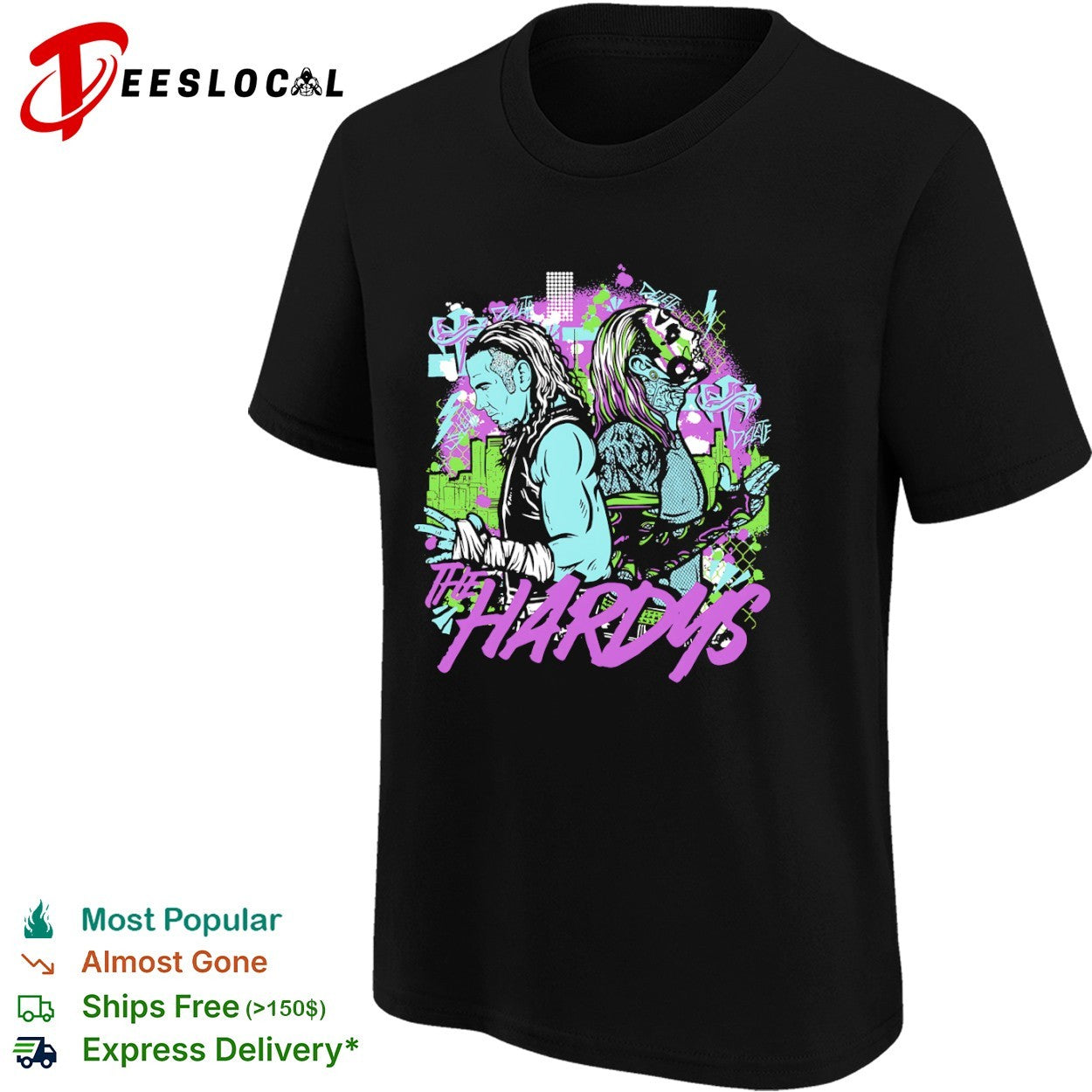 Matt Hardy and Jeff Hardy The Hardys Delete Wrestling shirt