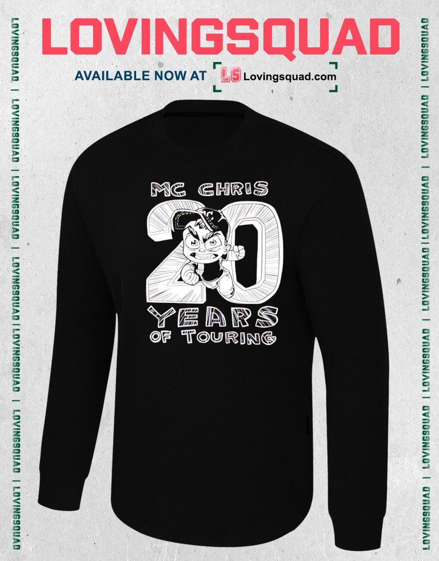 Mc Chris 20 Years Of Touring Shirt