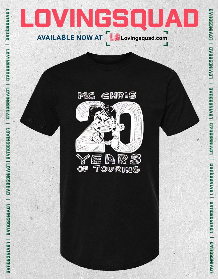 Mc Chris 20 Years Of Touring Shirt