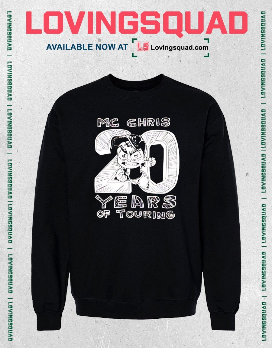 Mc Chris 20 Years Of Touring Shirt