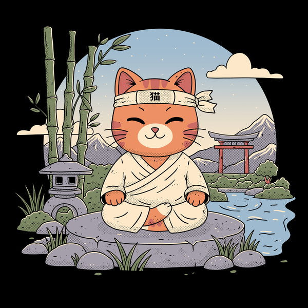 Meditating Cat