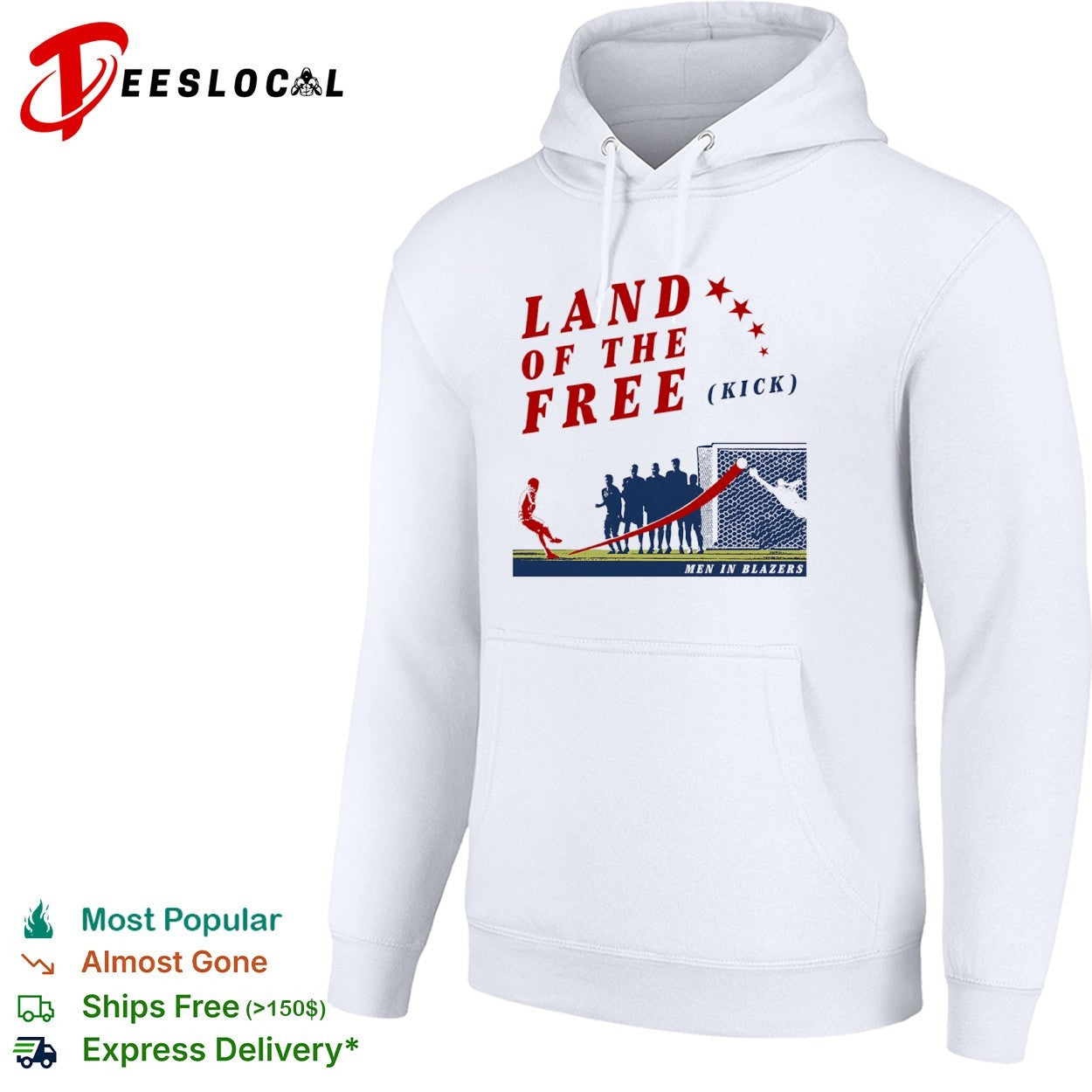 Men in blazers land of the free kick shirt