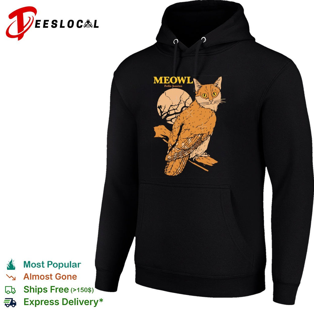 Meowl Felis hootus cat owl shirt