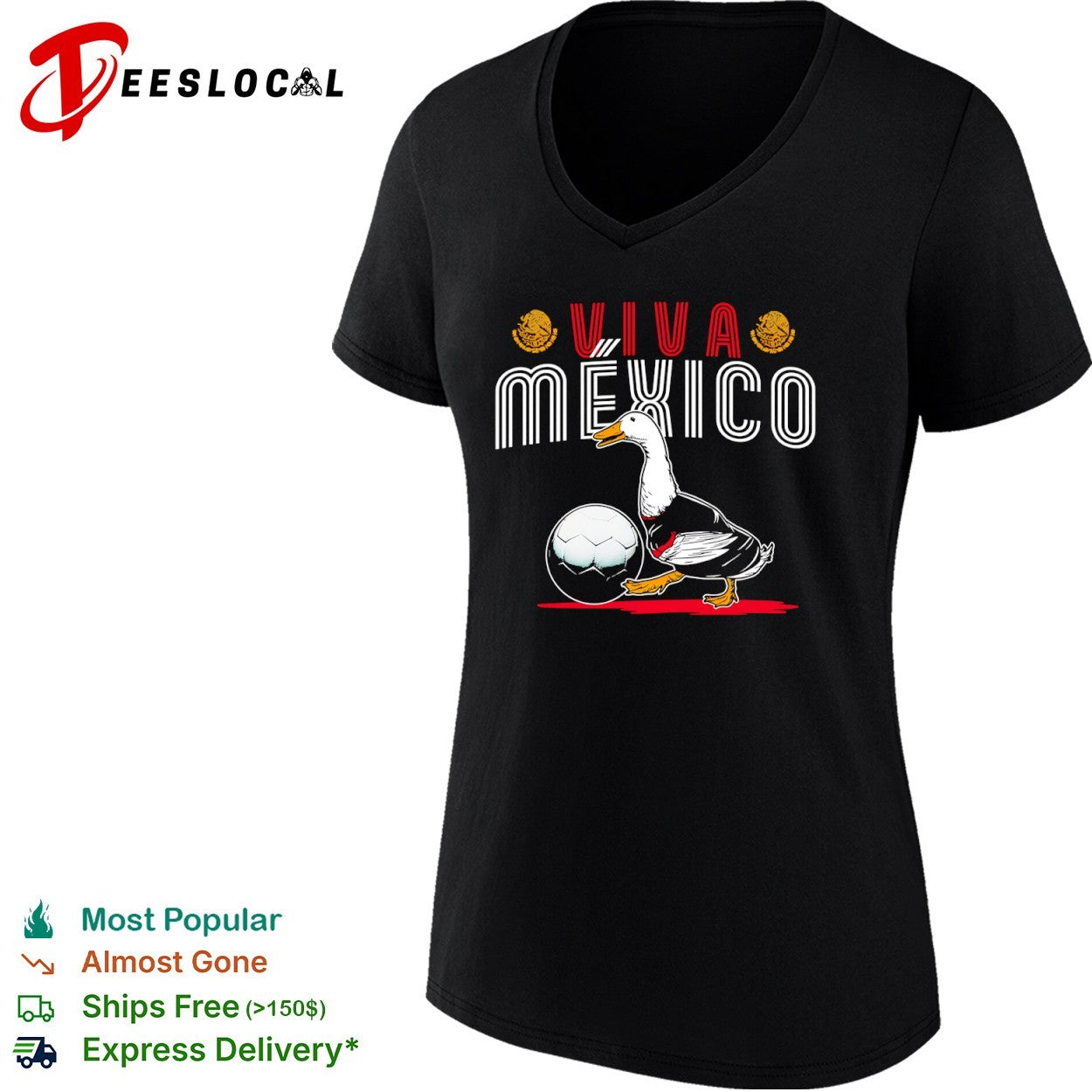 Mexico Soccer viva duck ball shirt