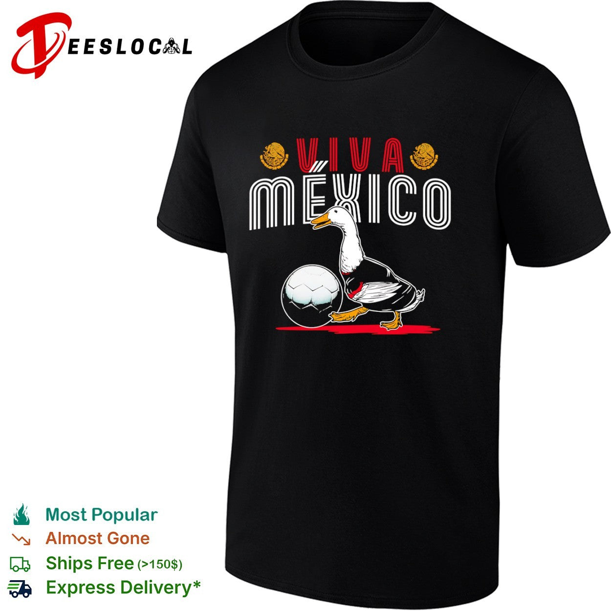 Mexico Soccer viva duck ball shirt