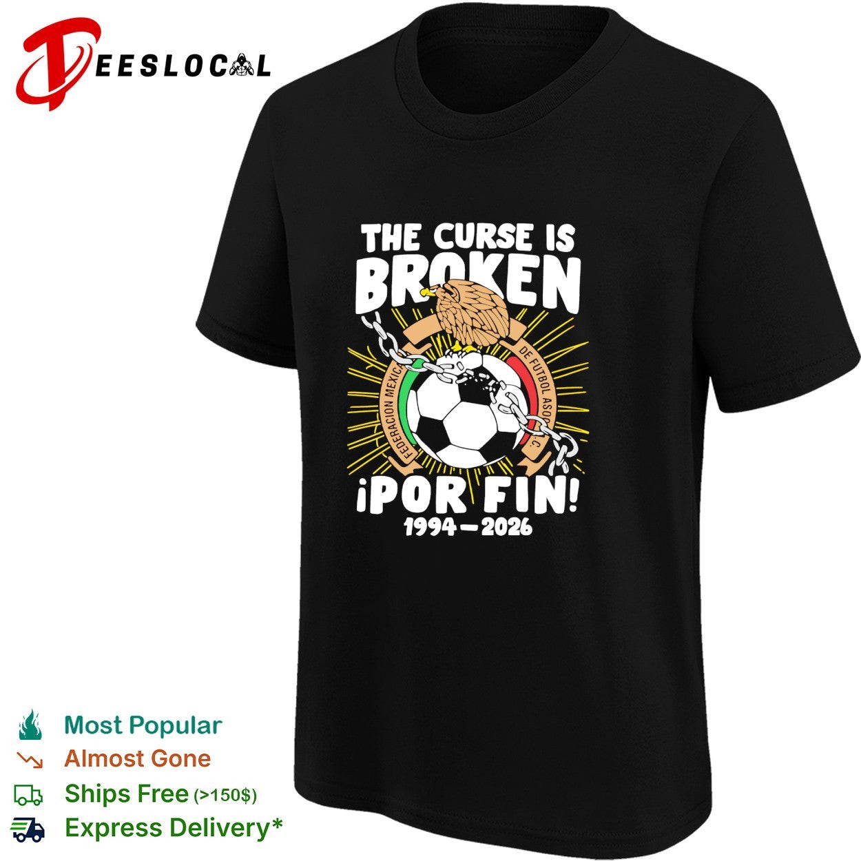 Mexico the curse is broken por fin World Cup 2026 1994 soccer shirt