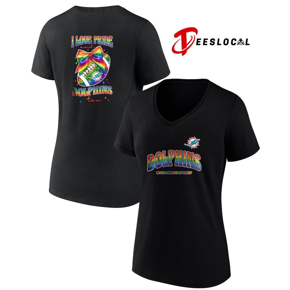 Miami Dolphins I love pride fans support LGBT shirt