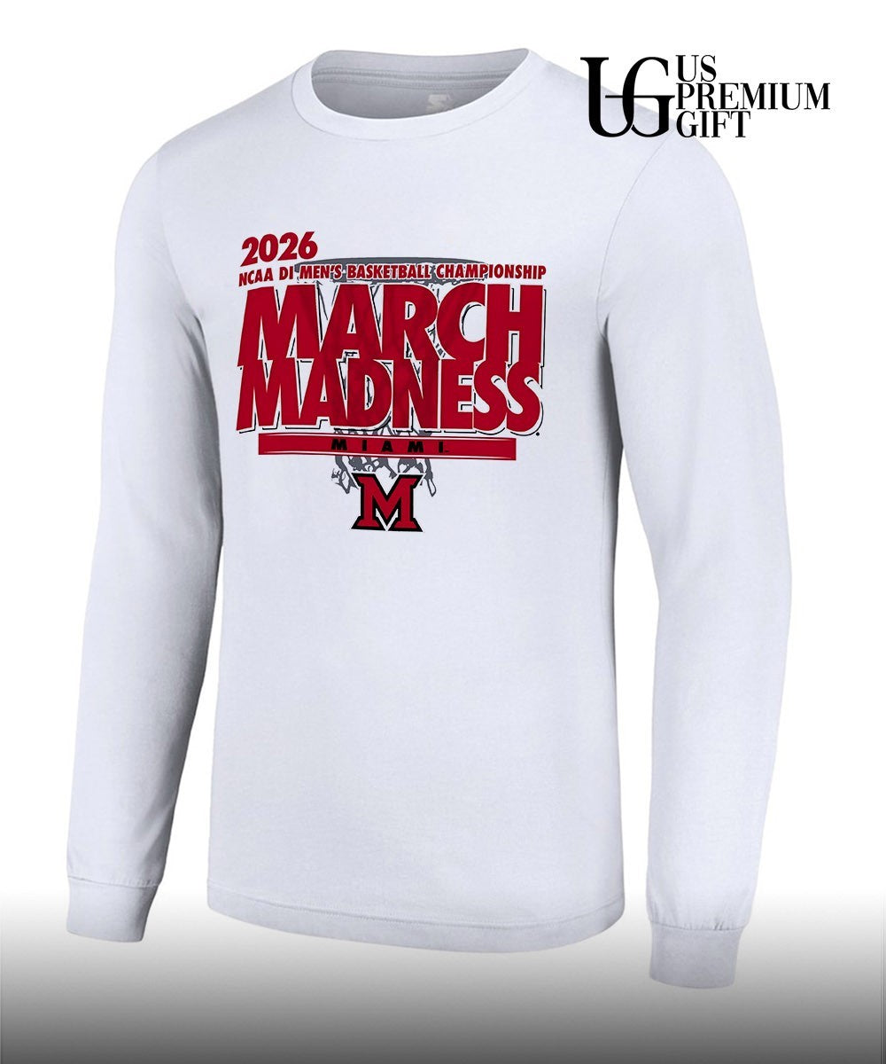 Miami Ohio RedHawks March Madness NCAA D1 Men’s basketball Championship 2026 shirt