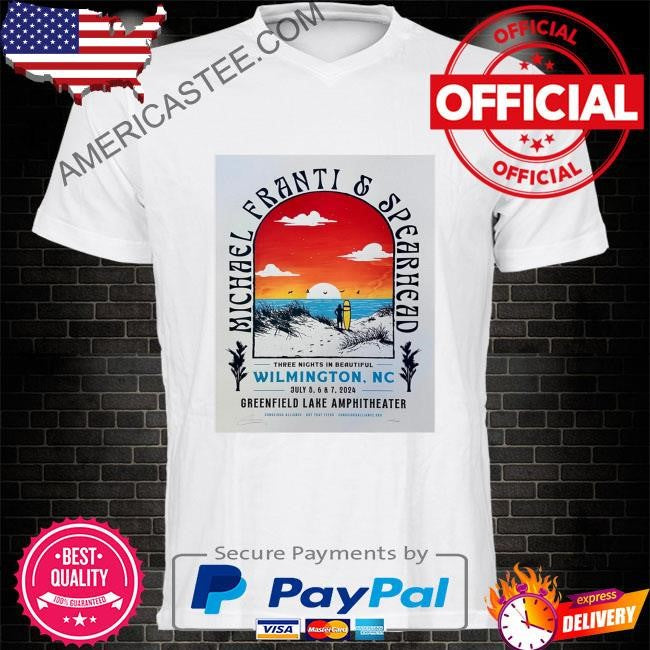 Michael franti & spearhead tour 2024 wilmington nc poster shirt