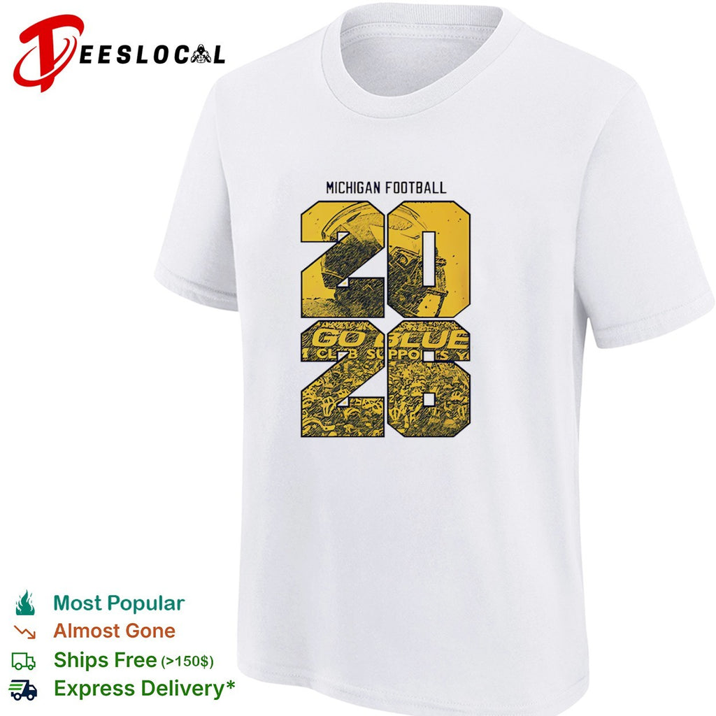Michigan Wolverines Football 2026 Go Blue Club Shirt
