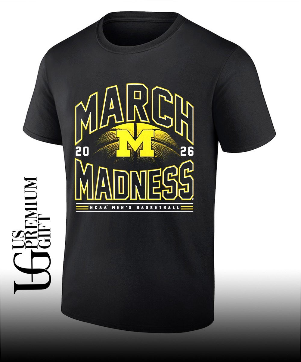 Michigan Wolverines Men’s basketball NCAA March Madness 2026 shirt