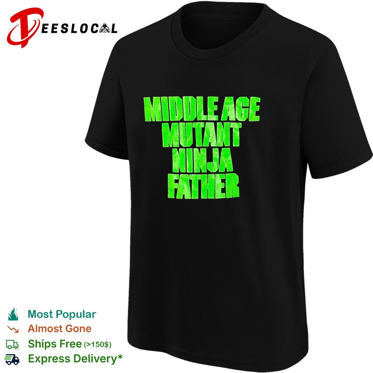 Middle Age Mutant Ninja Father shirt