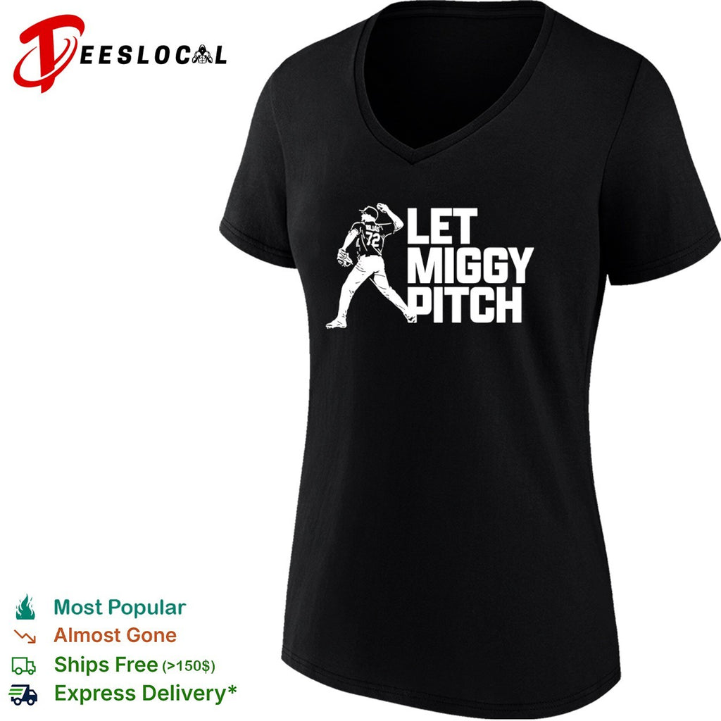 Miguel Cabrera Detroit Tigers MLB Let Miggy Pitch Shirt