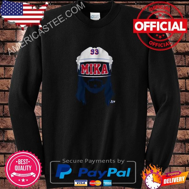 Mika zibanejad blank face shirt