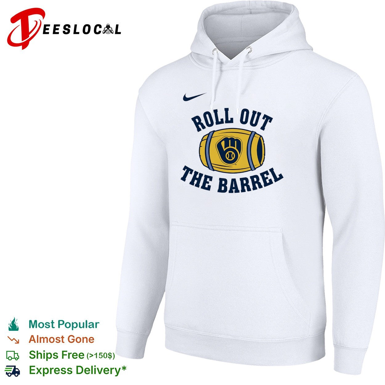 Milwaukee Brewers Roll out the Barrel MLB Baseball Logo shirt