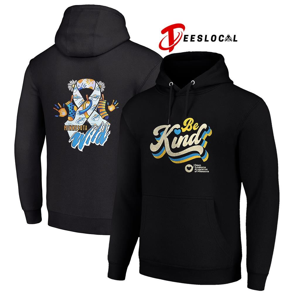 Minnesota Wild be kind Down Syndrome awareness day shirt