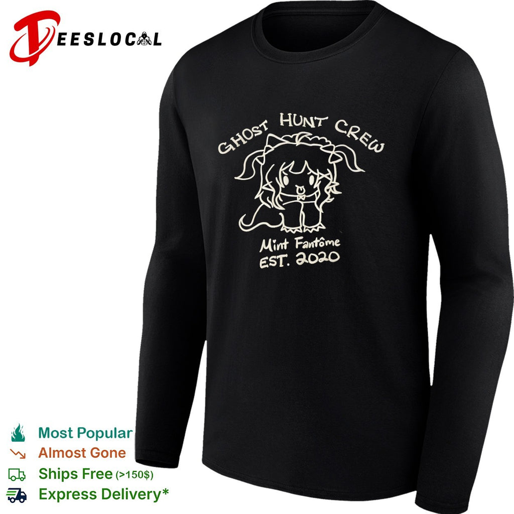 Mint Fantome ghost hunt crew est 2020 creature shirt