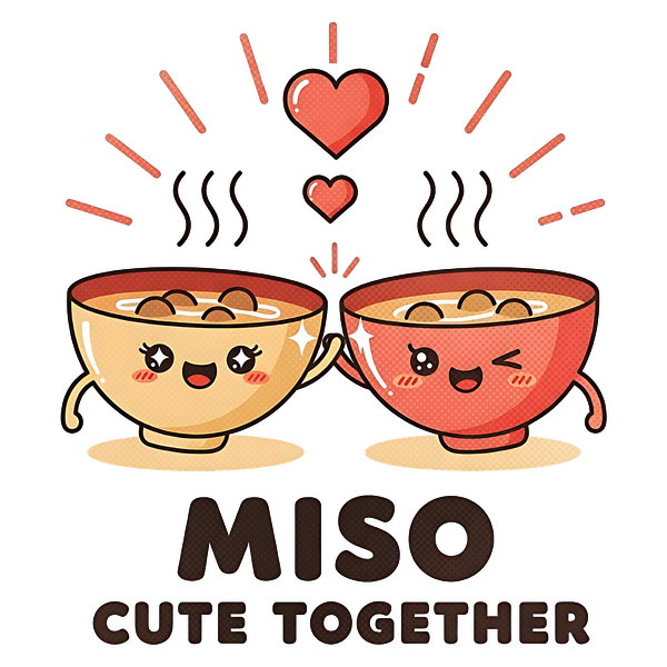 Miso Cute Together Kawaii Soup Bowl