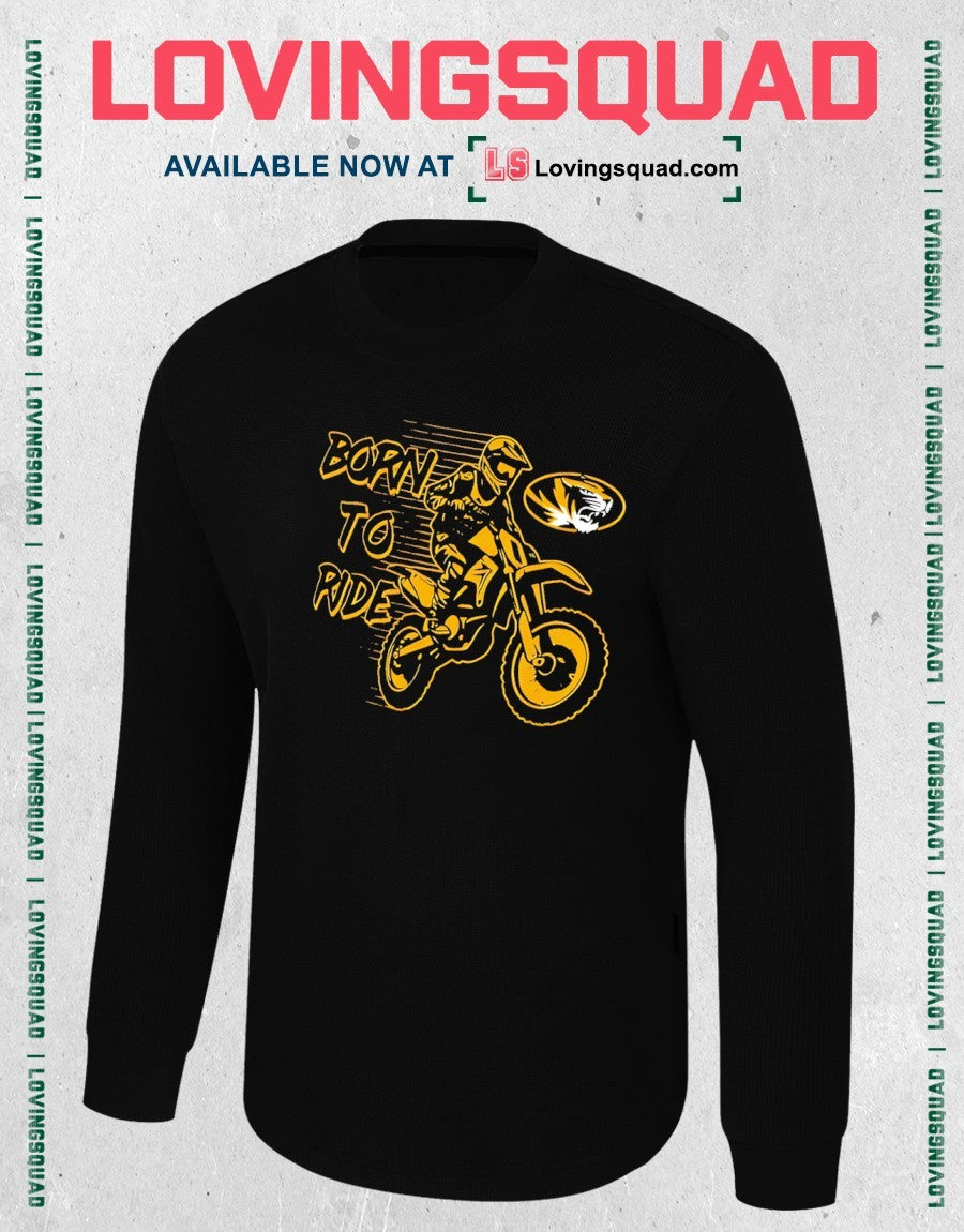 Mizzou Tigers Colosseum Toddler Born to Ride Oval Tiger Head Shirt
