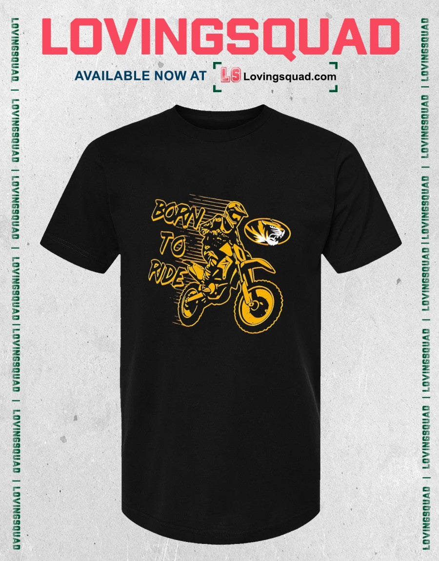 Mizzou Tigers Colosseum Toddler Born to Ride Oval Tiger Head Shirt
