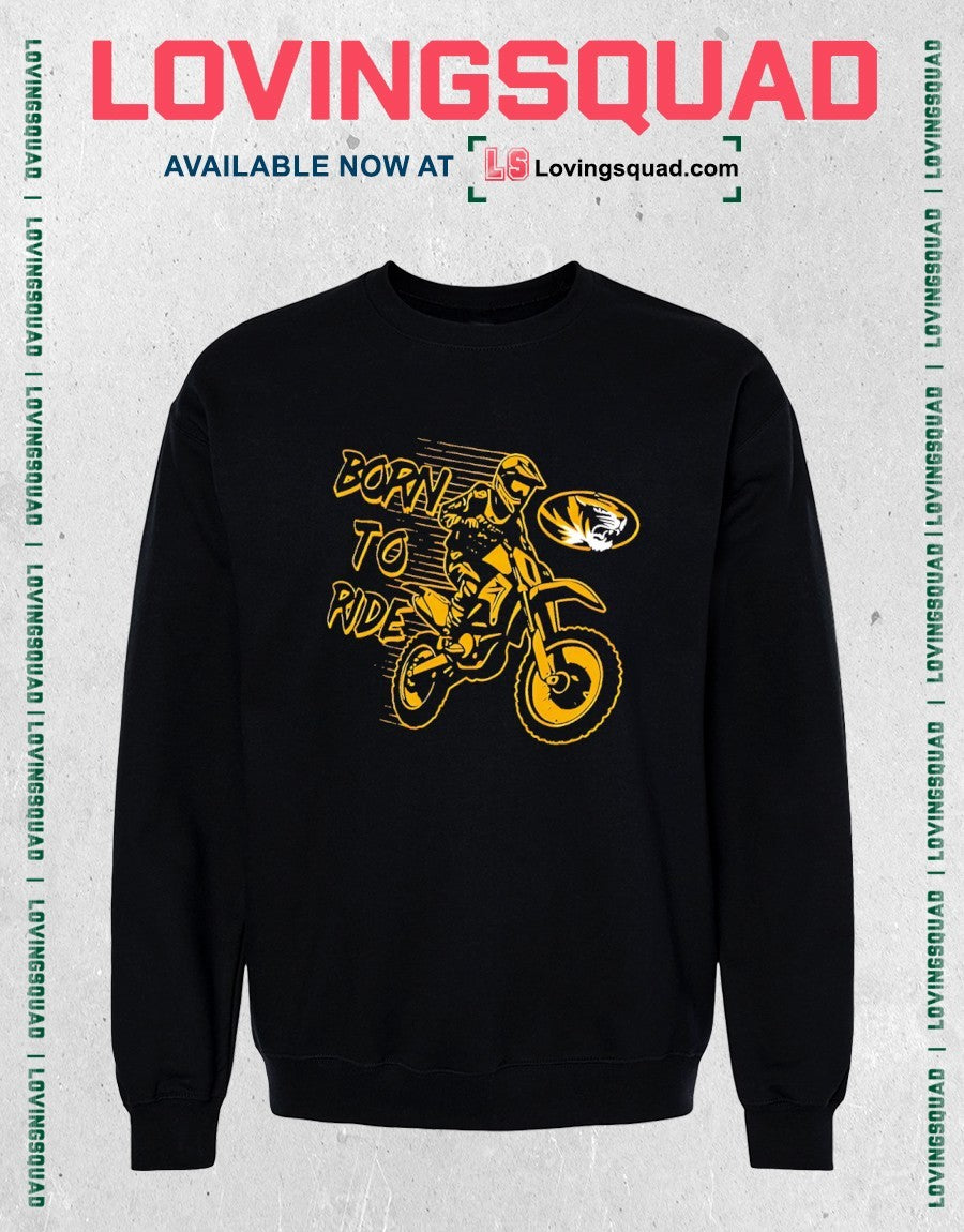 Mizzou Tigers Colosseum Toddler Born to Ride Oval Tiger Head Shirt