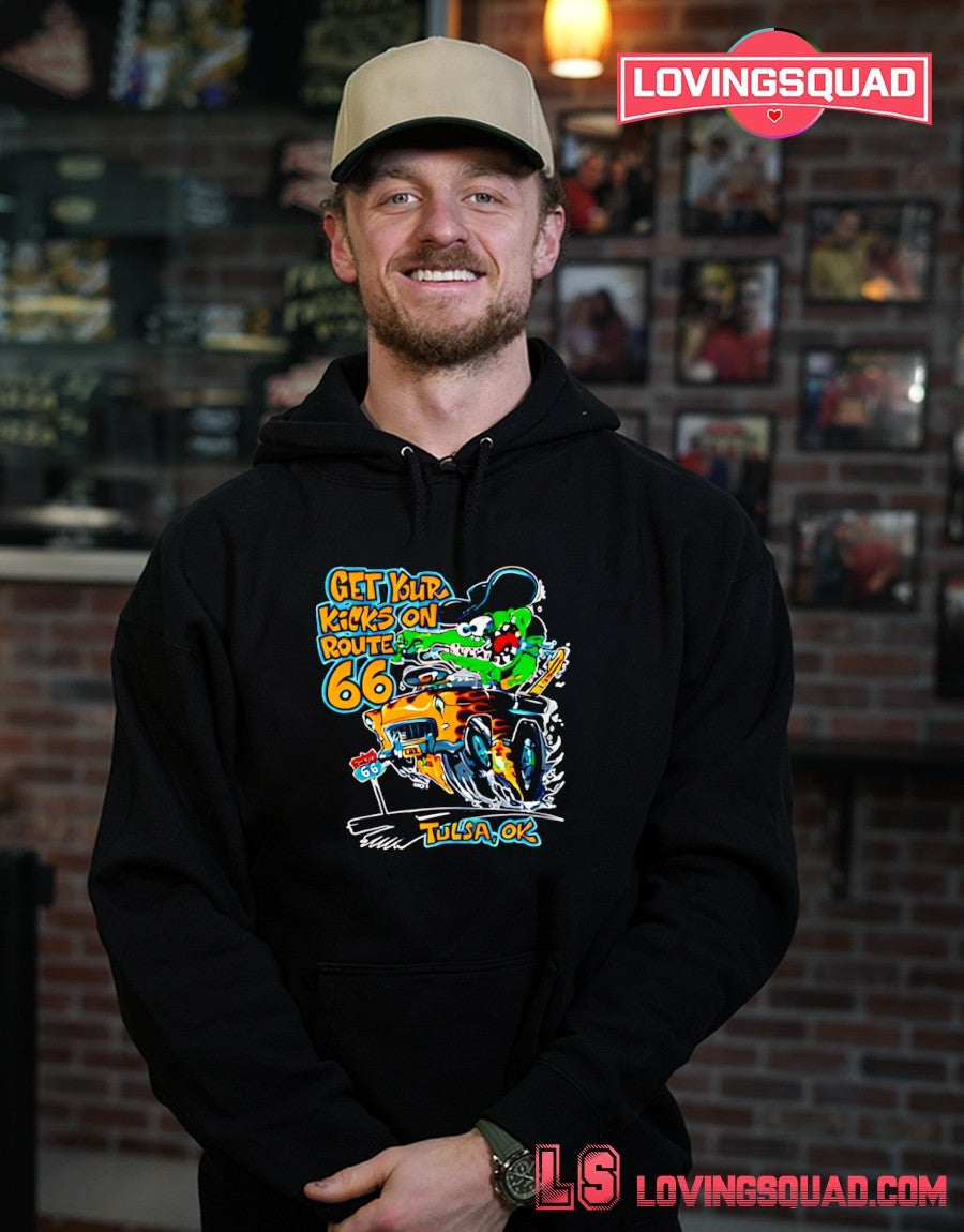Monster Drag Kicks on 66 Tulsa OK shirt