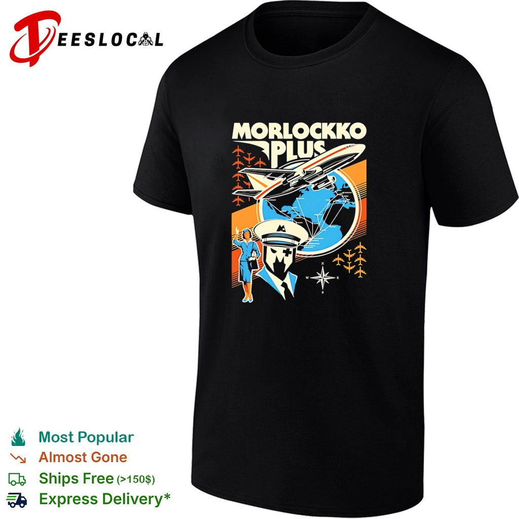 Morlockko Plus Rorschach Watchmen Aviation Shirt