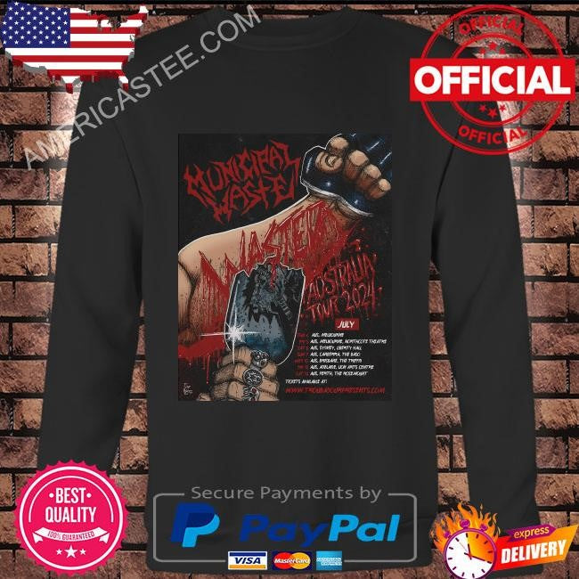 Municipal waste australia 2024 july poster shirt