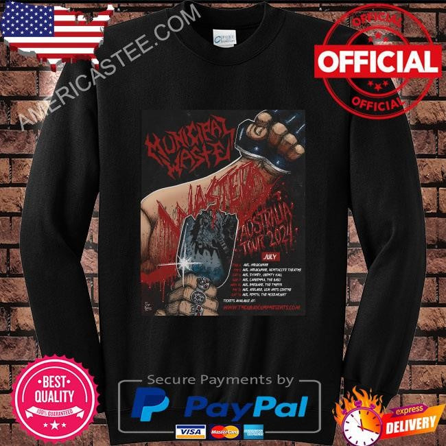 Municipal waste australia 2024 july poster shirt