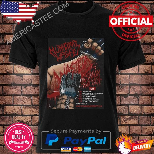 Municipal waste australia 2024 july poster shirt