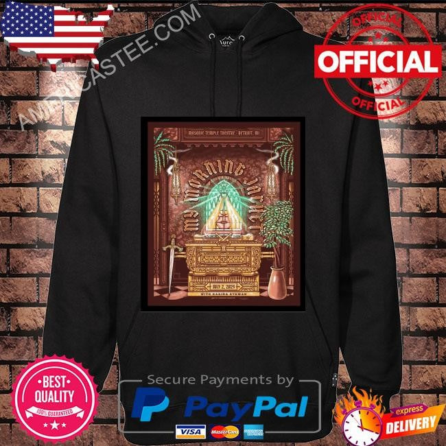 My morning jacket jul 2 2024 masonic temple theatre detroit mi poster shirt
