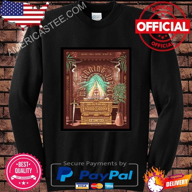 My morning jacket jul 2 2024 masonic temple theatre detroit mi poster shirt
