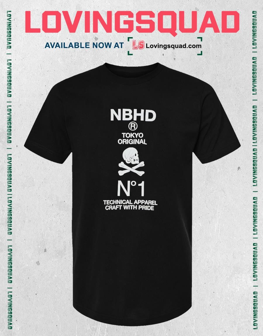 NBHD Tokyo original technical apparel craft with pride shirt