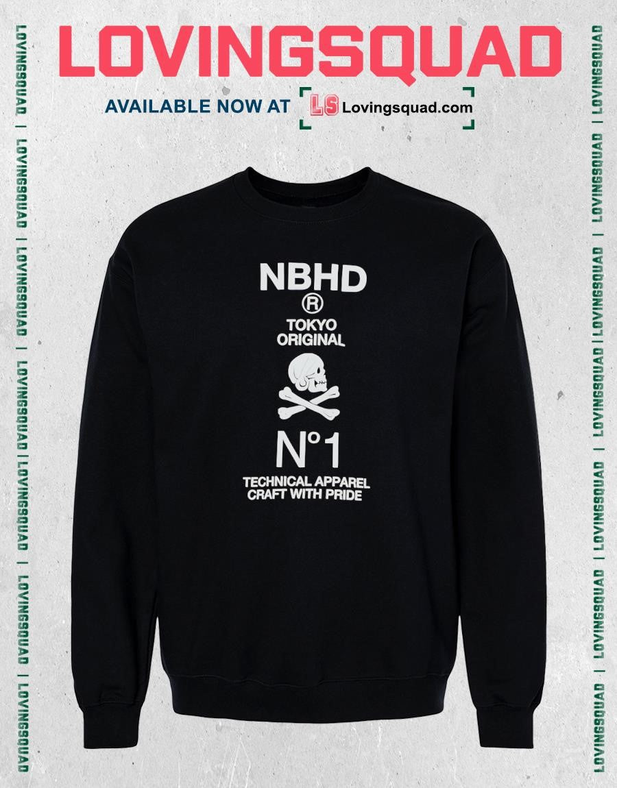 NBHD Tokyo original technical apparel craft with pride shirt