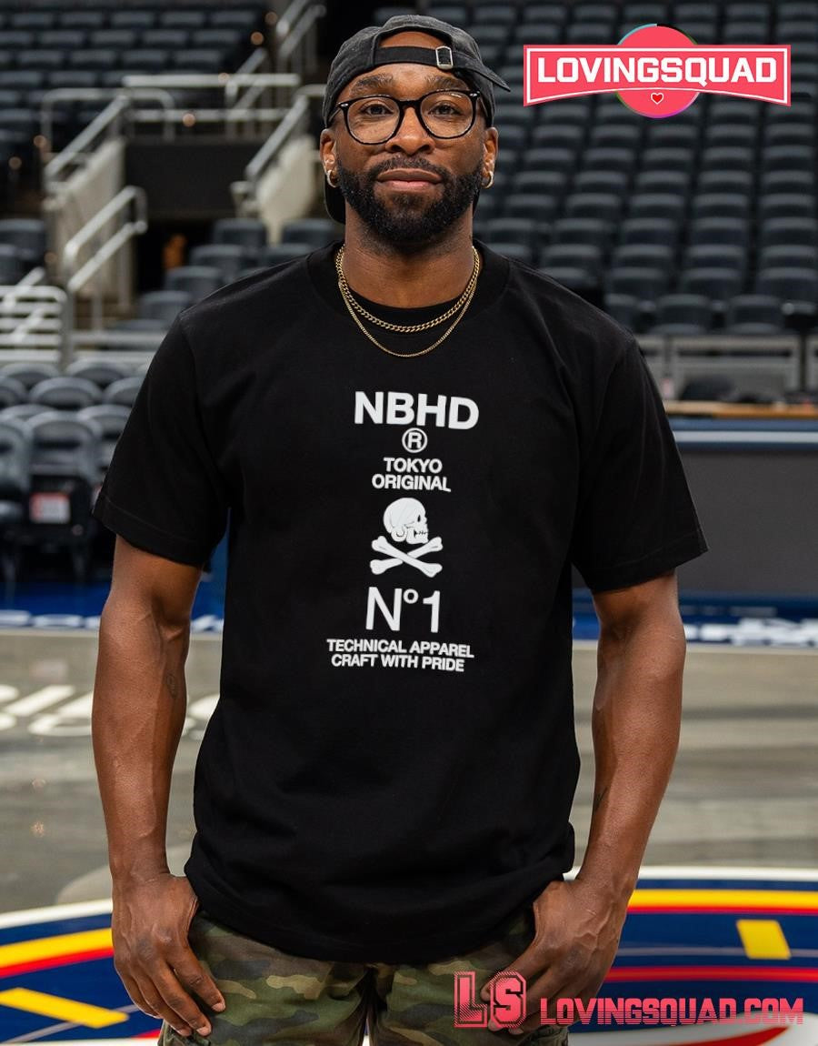NBHD Tokyo original technical apparel craft with pride shirt