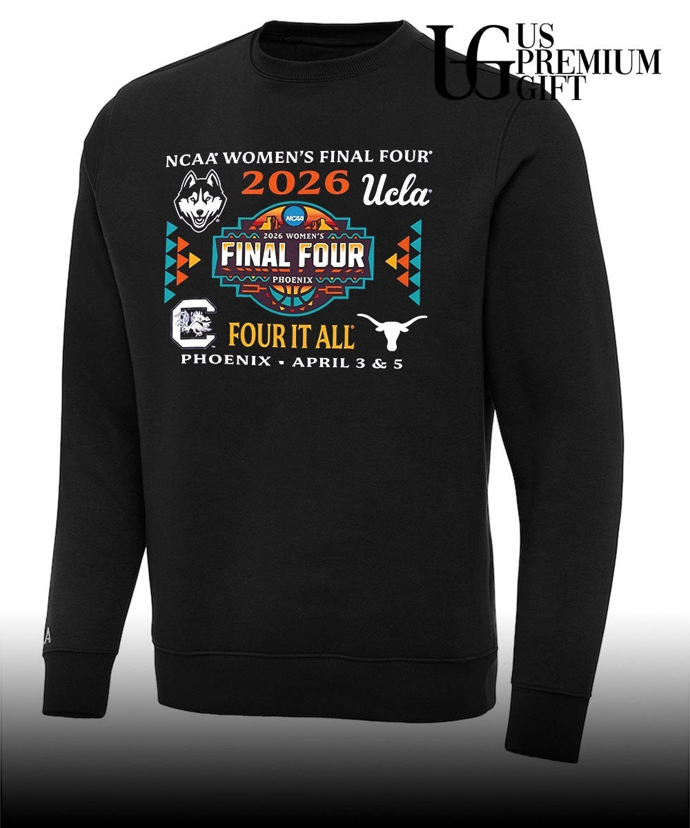NCAA Women’s Final Four Four It All 26′ Phoenix logo shirt