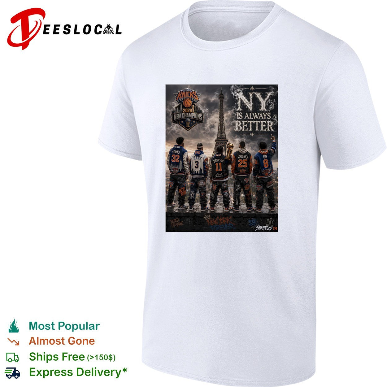 NY is always better Knicks shirt
