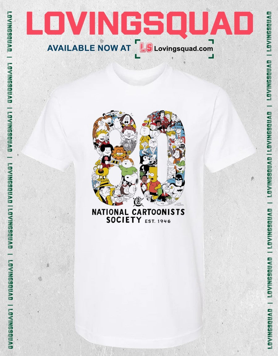 National Cartoonists Society 80th Anniversary Luke Mcgarry Shirt