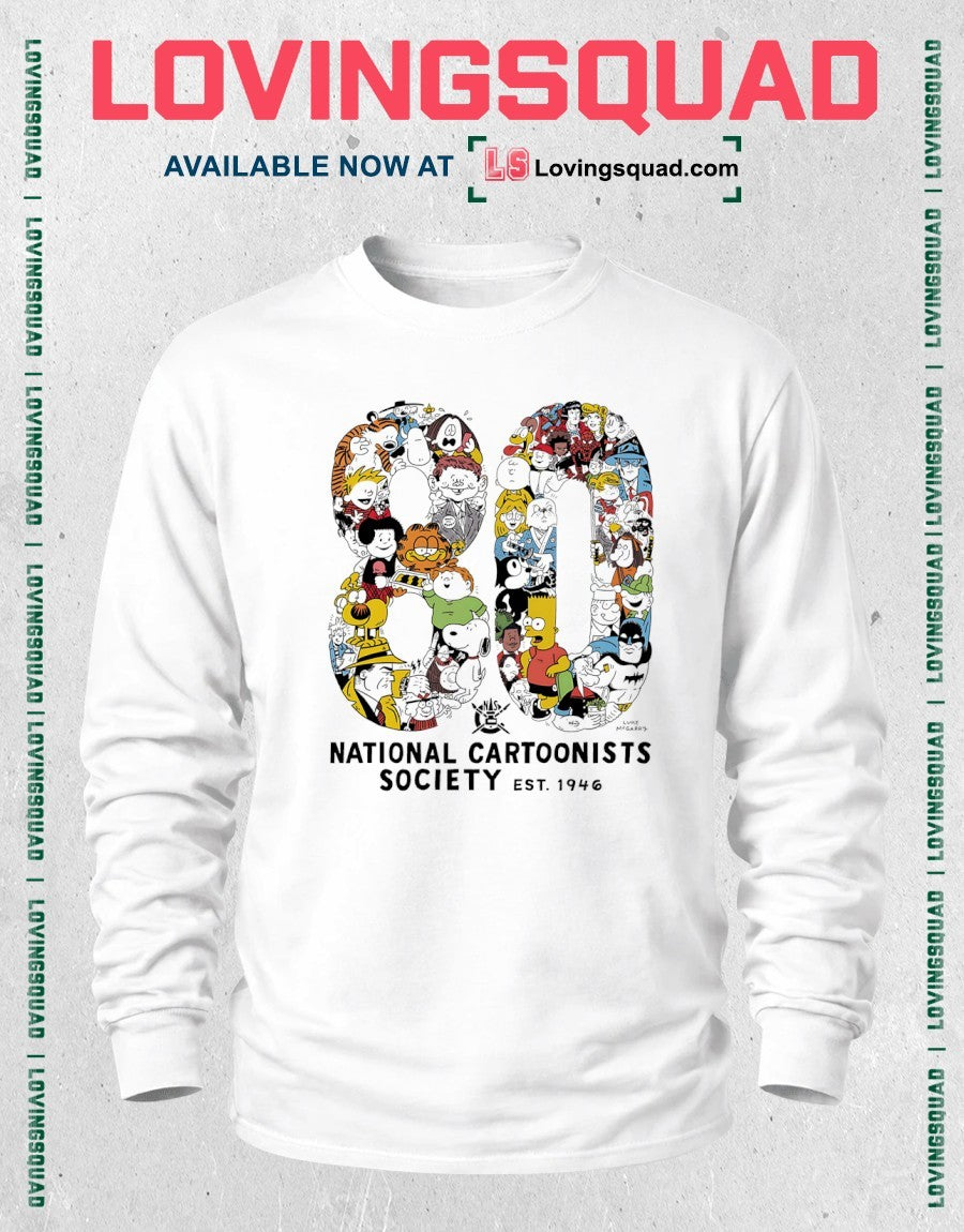 National Cartoonists Society 80th Anniversary Luke Mcgarry Shirt