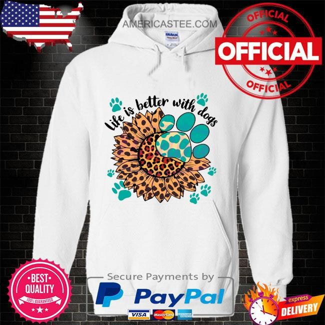 National dog day life is better with dogs shirt