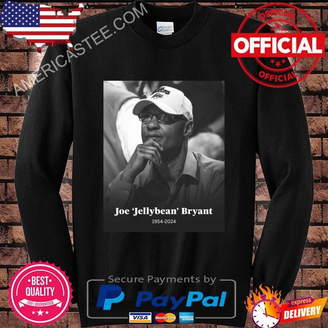 Nba player joe jellybean bryant the father of hall of famer kobe bryant has died. he was 69 shirt