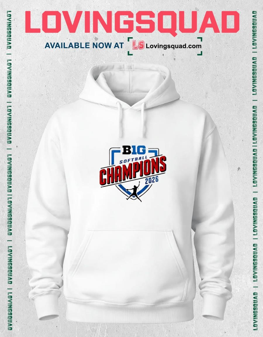Nebraska Huskers 2026 B1g Softball Champions Shirt
