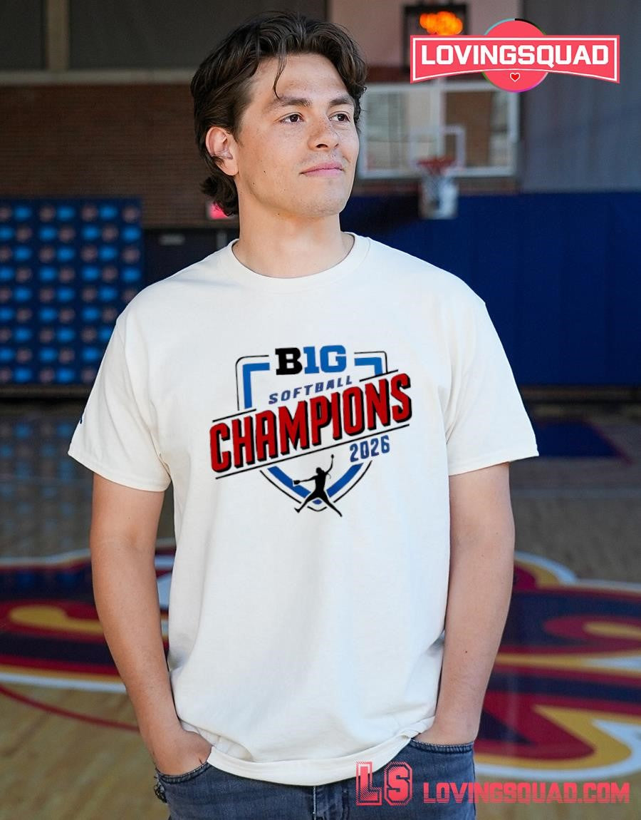 Nebraska Huskers 2026 B1g Softball Champions Shirt